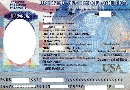 американский паспорт