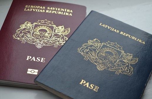 What does a Latvian passport provide?