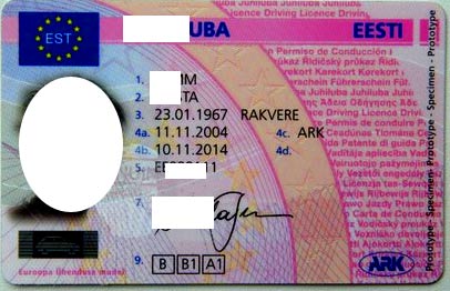 Estonian driving license