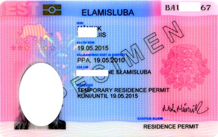 Estonian residence permit