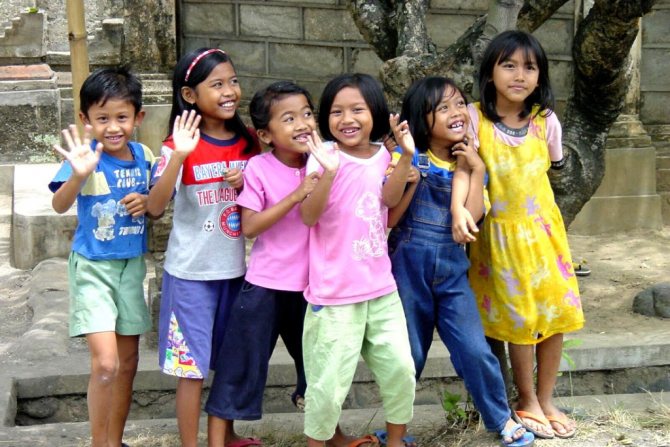 Индонезийские дети