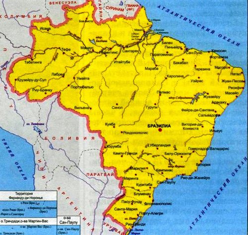 Brazil map