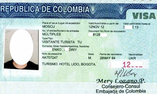 Colombian visa