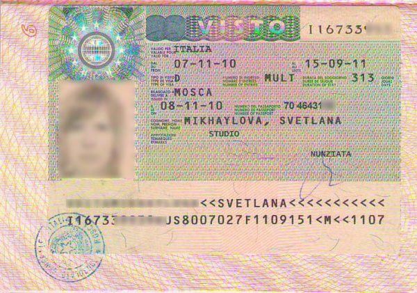 Национальная виза категории D