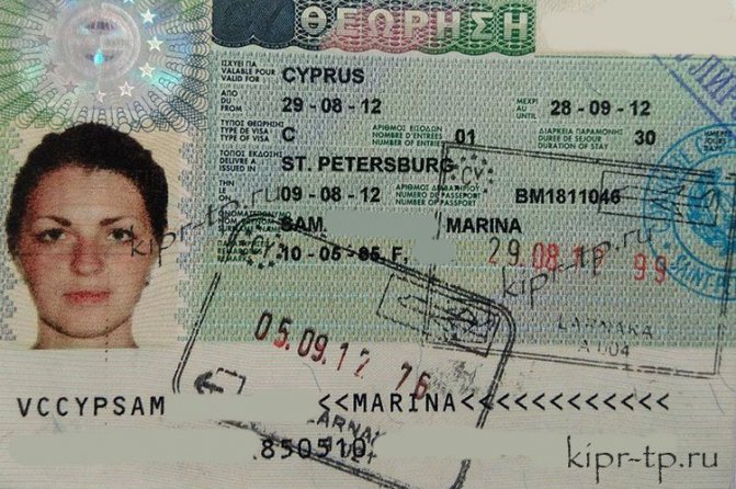 Национальная виза на Кипр для россиян