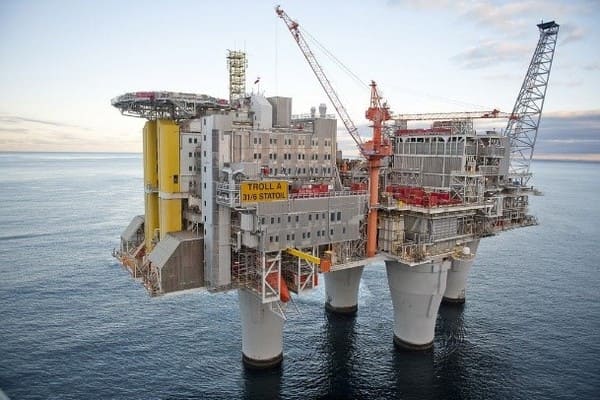 Oil platform in Norway