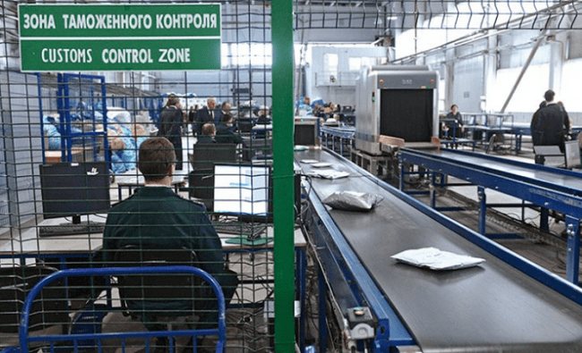 Figure 3. Customs control area in the cargo terminal of Sheremetyevo Airport