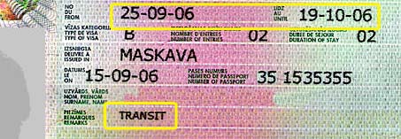 transit visa
