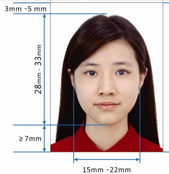 China visa photo requirements