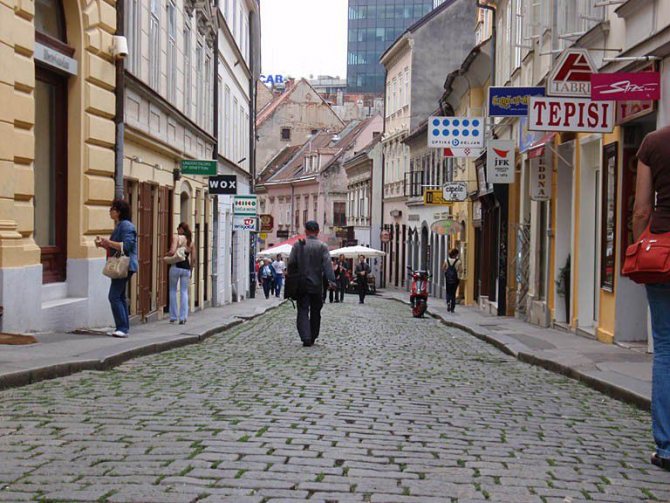 Streets of Zagreb.