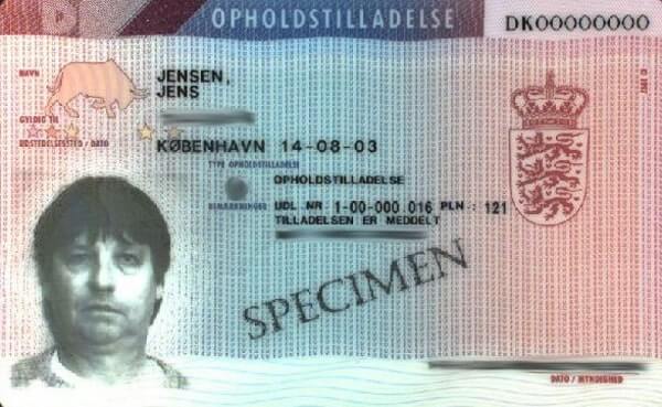 Denmark residence permit