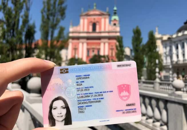 Residence permit of Slovenia