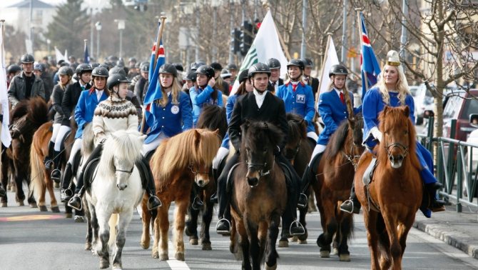 Icelanders love holidays and parades